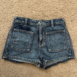 Free People denim shorts